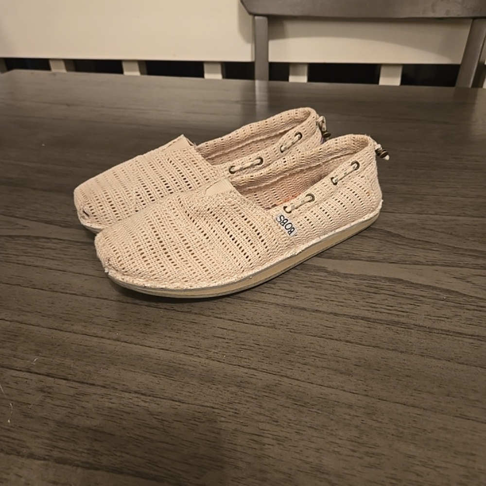 BOBS from Skechers Cream Flats